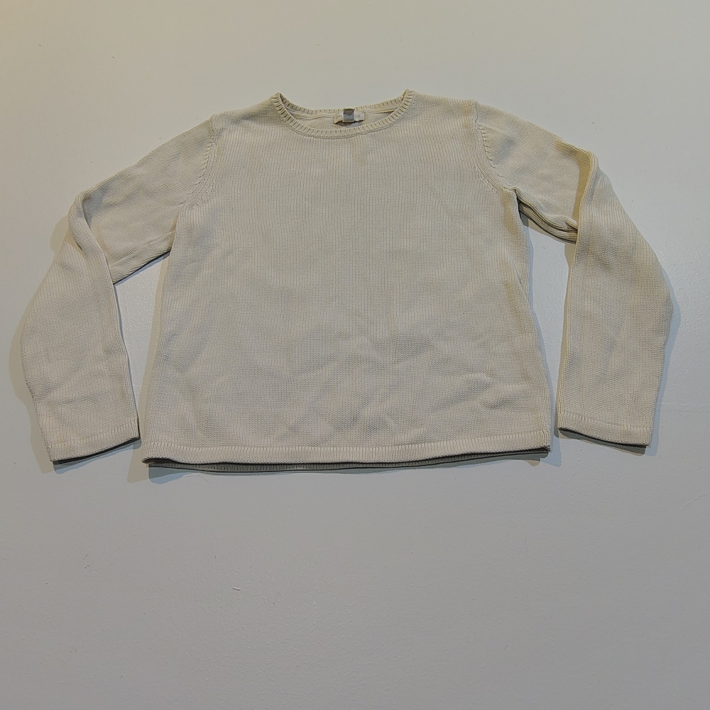 Charter Club Women's s Ivory Crewneck Sweater